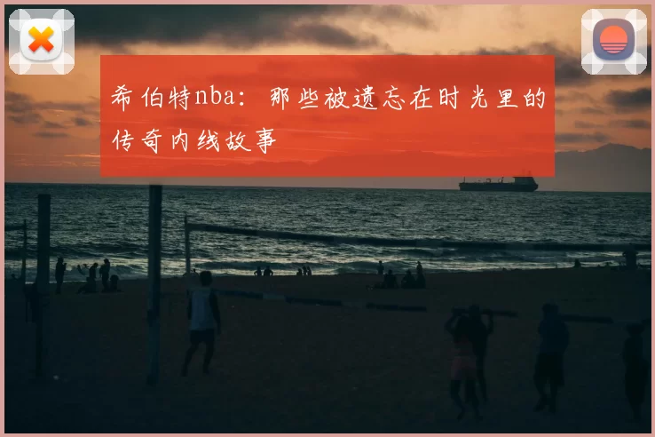 希伯特nba：那些被遗忘在时光里的传奇内线故事