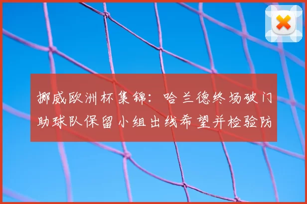 挪威欧洲杯集锦：哈兰德终场破门助球队保留小组出线希望并检验防线